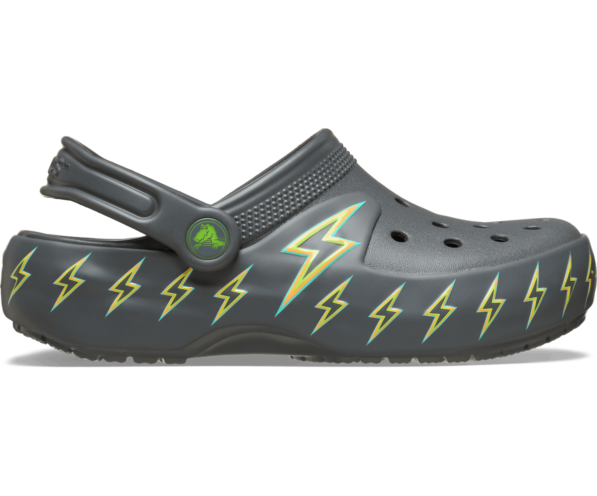 Kids' Classic Bolt Lights Clog - Carbon